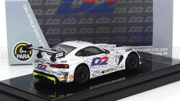PARAGON-Models PA-55357 - 1:64 Mercedes Benz GT3 AMG EVO Team RAM RACING #8 12h GULF 2022